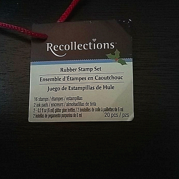 Recollections Whimsical Holiday Rubber Stamp Set - Picture 3 of 3